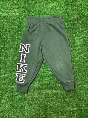 Nike Toddler Green Fleece Jogger Pants Size 2T